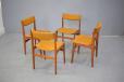 Vinatge teak set of 4 dining chairs by Anderstrup Mobelfabrik