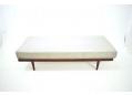 Rosewood veneered single studio bed made in Denmark.