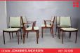 Set of 6 vintage rosewood dining chairs by Johannes Andersen - view 1