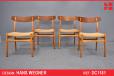 Vintage CH23 dining chairs design by Hans Wegner | Set of 4 - view 1