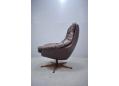 Bramin swivel chair | Brown leather - view 8
