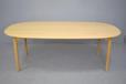 Large oval dining table in oak by Brdr Andersen for sale