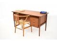 Very stylish desk that is small yet spacious.