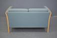 Danish design 2 seater box sofa with beech show frame by Stouby