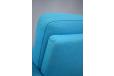 Hans Wegner vintage rosewood armchair with blue fabric upholstery  - view 8