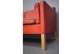 Borge Mogensen 2213 sofa in red leather
