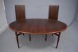 Arne Vodder extending oval dining table in rosewood - Model 212 - view 2