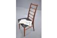Comfortable and stylish LIS dining chairs in vintage teak