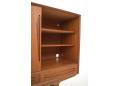 Teak sideboard with sliding doors & bar cabinet.