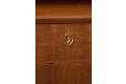 Vintage teak ladies bureau made in Denmark, 1950s