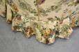 Midcentury danish design 3 seater sofa with floral upholstery for sale