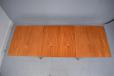 1960s flip flap dining table in brazilian rosewood produced in Denmark by Dyrlund Smith