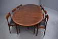 Arne Vodder extending oval dining table in rosewood - Model 212 - view 11