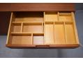 The top drawer has been segmented, ideal for storing smaller items or knick-knacks.