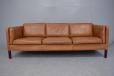 Model 78 vintage 3 seater box leather sofa | Gunnar Grandt - view 4