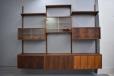 Modular rosewood shelving system designed 1953 by Prebend sorensen