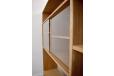 Modular RY 100 unit in light oak with glass cabinet and 7 shelves for sale