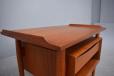 Rare pair of teak bedside table designed by Arne Vodder  - view 7