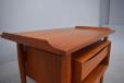 Vintage pair of teak bedside tables designed 1961 by Arne Vodder for Sibast Furniture