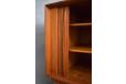 Vintage teak tambour door sideboard 2-4-1 model 156 for sale
