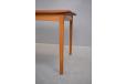Small teak dining table with 2 pull out leaves - view 5