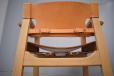 Classic Danish Spanish chair in oak and leather designed by Borge Mogensen