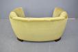 Danish design 2 seater curved frame kidney sofa for sale