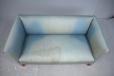 2 seat midcentury design sofa with coil sprung frame made in Denmark.