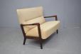 Fritz Hansen production 2 seater sofa with wingback style seat