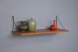 Teak floating shelf designed 1949 by Prebend Sorensen