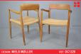 RARE Niels Moller design Model 56 armchair in vintage oak - view 1