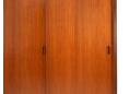 Danish wardrobe with sliding teak doors.