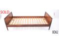 Vintage rosewood bed with new mattress