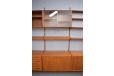 Midcentury teak 4 bay shelving system model FM by Kai Kristiansen