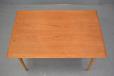 100cm wide vintage dining table with 2 extra leaves made by Sibast Furniture