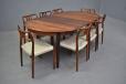 Rosewood dining table made in denmark by Danish Mobelfabrik