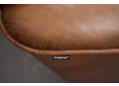 Skalma, Denmark produced small 2 seat sofa in leather upholstery.