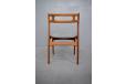 Set of 4 vintage teak dining chairs designed by Johannes Andersen - view 11