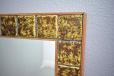 Vintage wall mounted mirror with tiled frame - view 4