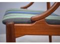 Teak framed dining chair designed by Johannes Andersen