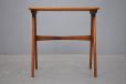 Danish design compact side table with angled legs