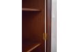 Vinatge display cabinet in rosewood with glass doors and adjustable shalves