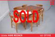 Hans Wegner vintage dining table in teak and oak | Model AT312  - view 1