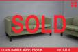 Box frame 2 1/2 seater sofa in green upholstery | Danish Mobelfabrik - view 1