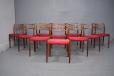 Niels Moller vintage rosewood model 79 dining chairs | set of 10 - view 5