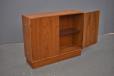 Hjornebo Mobelfabrik production hall chest in vintage teak