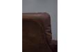 Vintage ox leather armchair with adjustable seat - view 9