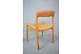 Niels Moller model75 set of 4 oak frame dinign chairs