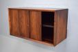 Vintage rosewood sliding door storage cabinet | CADO SPARES - view 3
