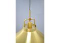 1938 design rise & fall pendant in polished brass, made by LYFA.